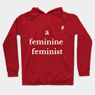 a feminine feminist Hoodie